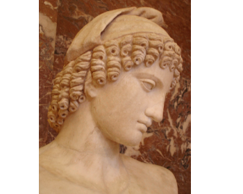 ルーヴル美術館にあるガニュメデスの胸像